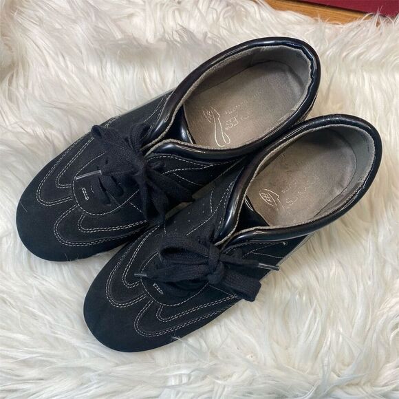 Aerosoles Women's Black Lace-Up Casual Shoes Size 9 Comfortable - Picture 2 of 9